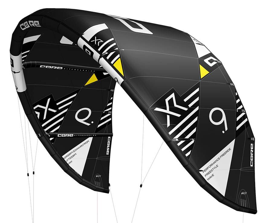 Core XR 6 Black Freeride kite - Telstar Surf
