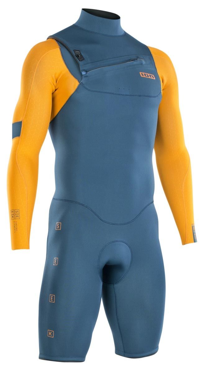 wetsuit Blue Telstar Core Shorty FZ 2023 - ION Surf Seek Shorty 2/2