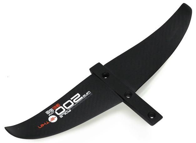 Starboard Tail Wing 200 -2 THIN Black Windfoil part - Telstar Surf