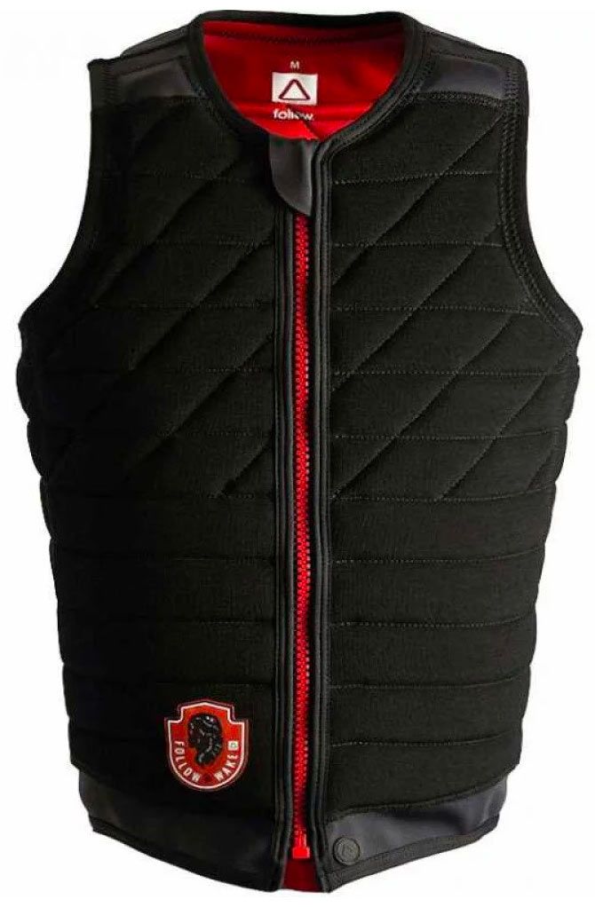 Mystic Juice Fzip Wake Wmn Black 2023 Impact vest - Telstar Surf