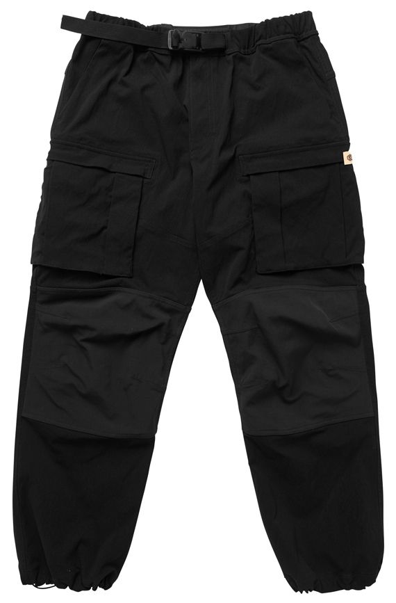 ◆BADBLOOD◆ Mystic Nylon Reflective Bermuda Cargo Pants Bla Mystic DTS Cargo Pants Black Short & pant - Telstar Surf