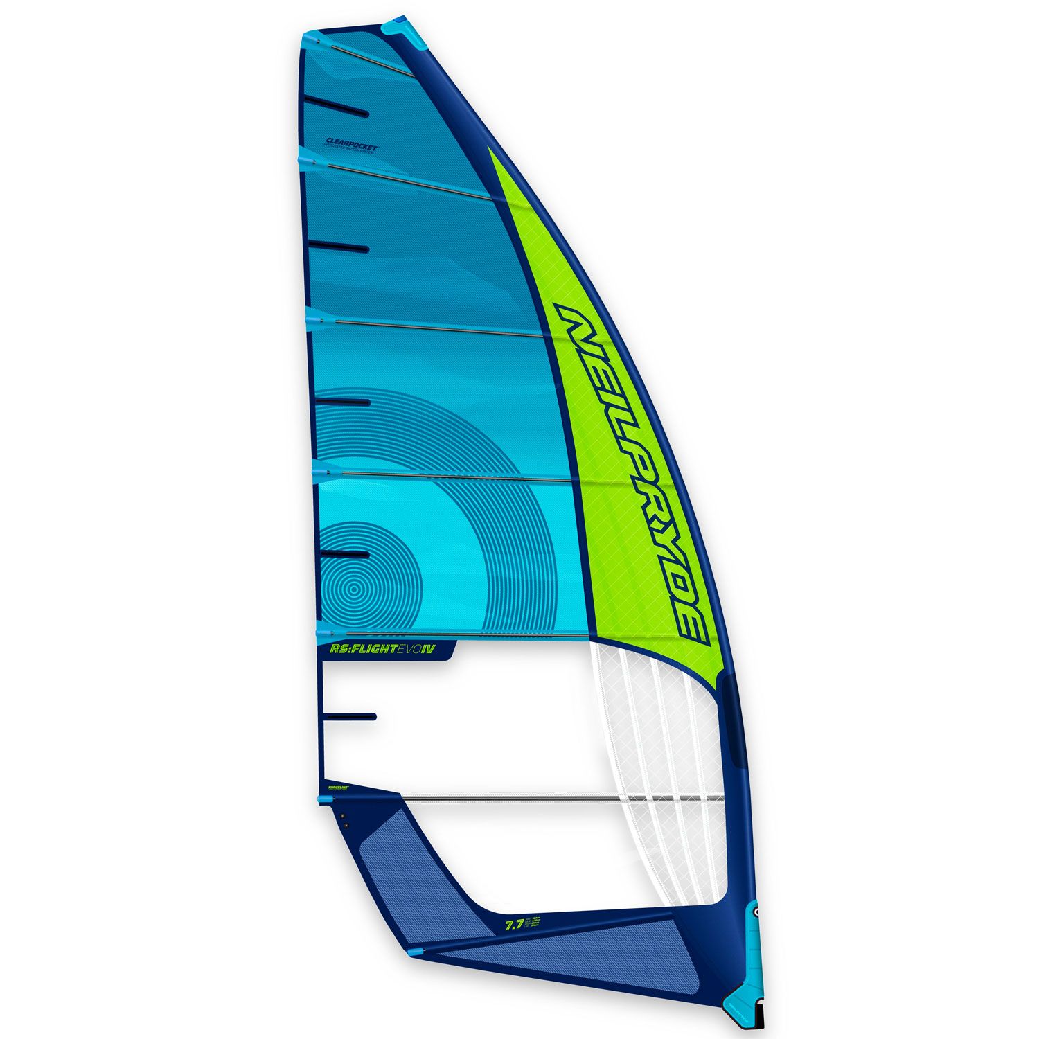 Neilpryde RS Flight EVO IV 2023 Blue Windfoil sail - Telstar Surf