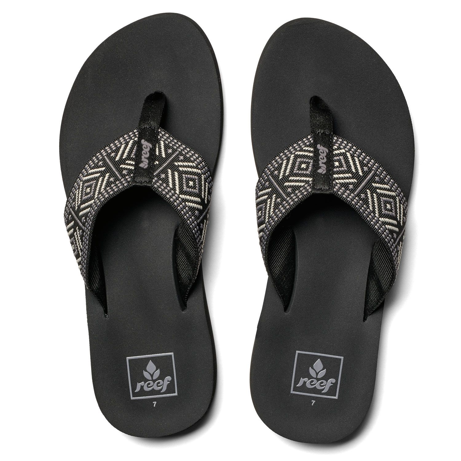 Reef SPRING WOVEN Black Women s flip flop Telstar Surf