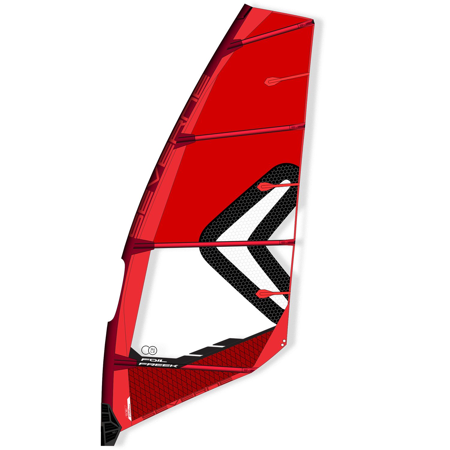 その他 Grande Sonnerie foil Severne Sails Foil Freek 2022 Rood Freestyle zeil - Telstar Surf