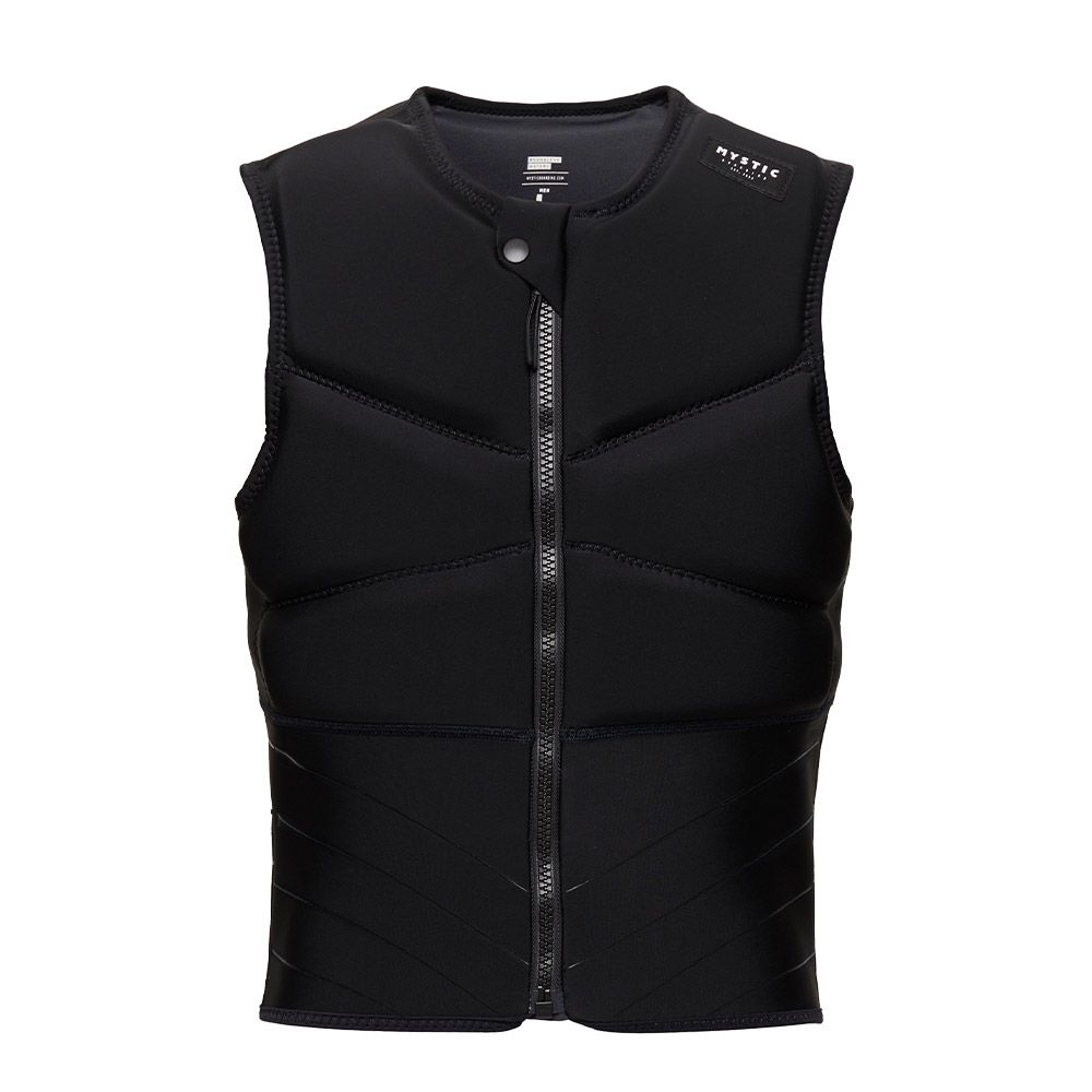 【美品】  FREESTYLE VEST Mystic Block Impact Vest Fzip Zwart Half padded vest