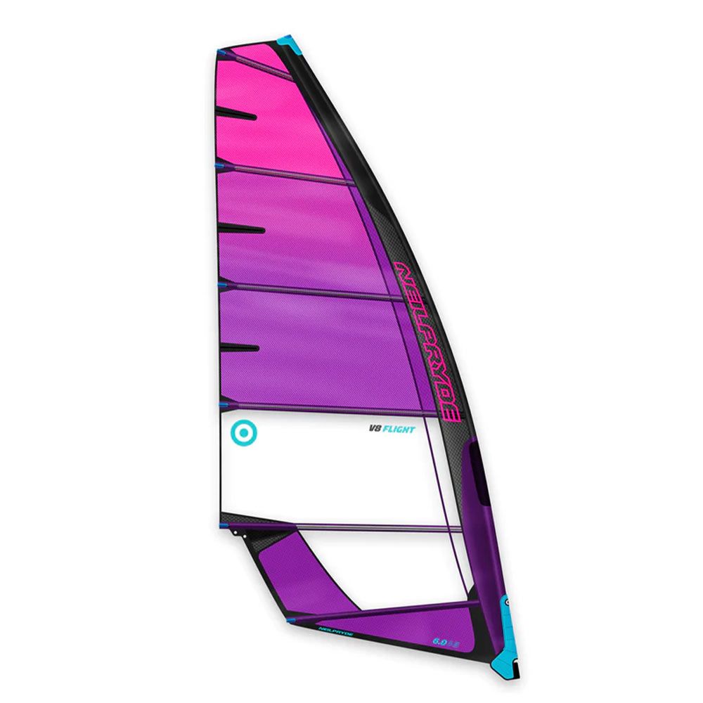 Neilpryde V8 Flight 2024 Purple Windfoil sail - Telstar Surf