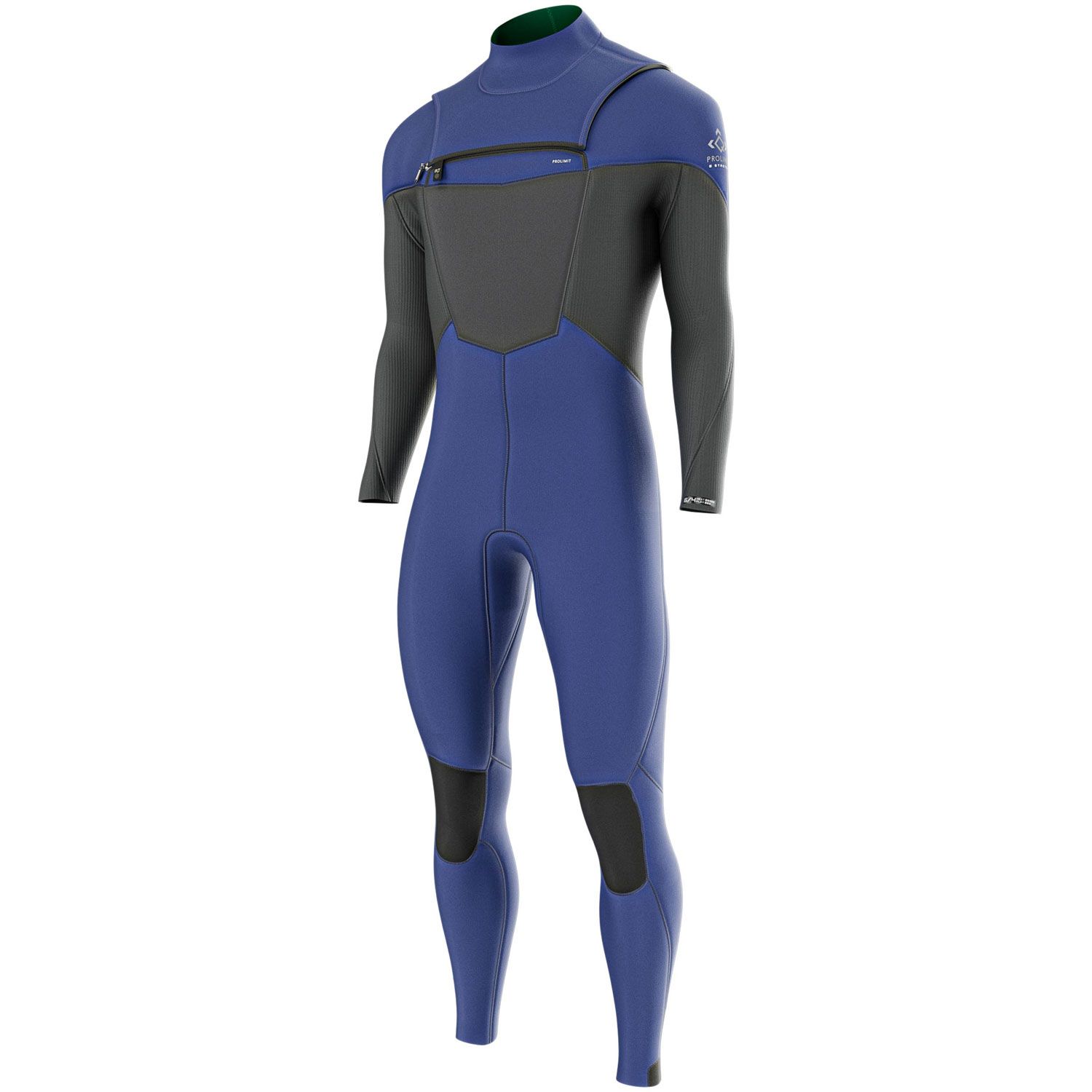Prolimit Fusion Freezip 3/2 Blauw 3mm wetsuit - Telstar Surf