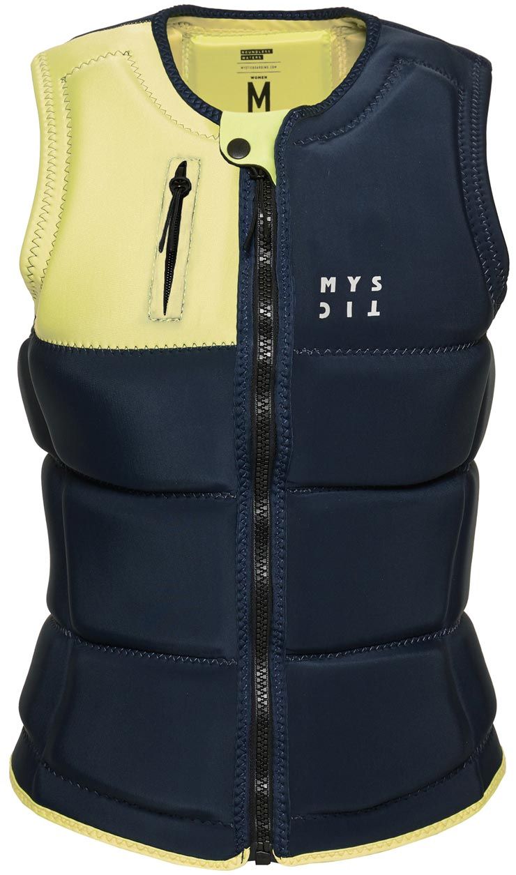 Global Blue 2021 Mystic BRAND Wake Boarding Front-Zip Impact Vest 