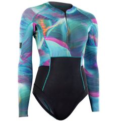 ION Amaze Hot Shorty 1.5 Front Zip wmn Green Shorty wetsuit