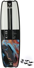 Brunotti Dimension Galactic Black 2024 Twintip kiteboard Telstar Surf