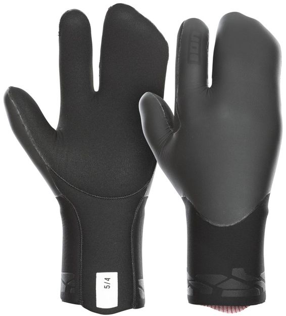ION Gloves Lobster Mitten 4/3 Black 2024 Surf glove - Telstar Surf