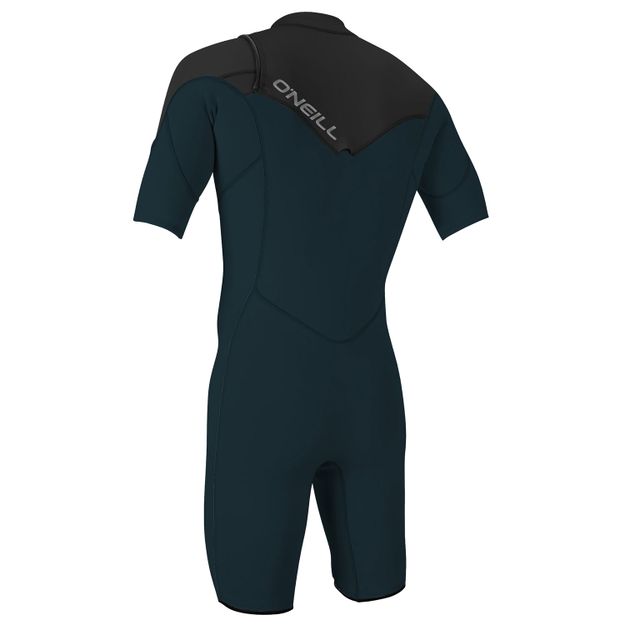 O'Neill Hammer 2mm Chest Zip S/S Black Shorty wetsuit