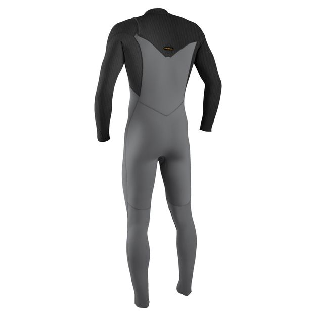 O'Neill Hyperfreak 4/3+ Chest Zip Grey 4mm wetsuit - Telstar