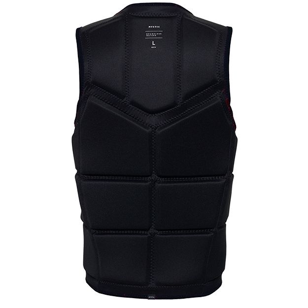 Mystic Brand Fzip Red Impact vest - Telstar Surf